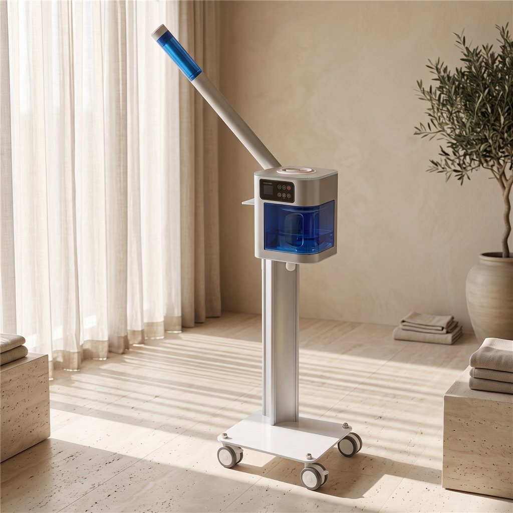 DDUUEETT Digital Facial Steamer with Ozone for Professional Facial Treatments