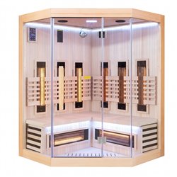 Sauna de infrarrojos angular SENSE de 2 plazas