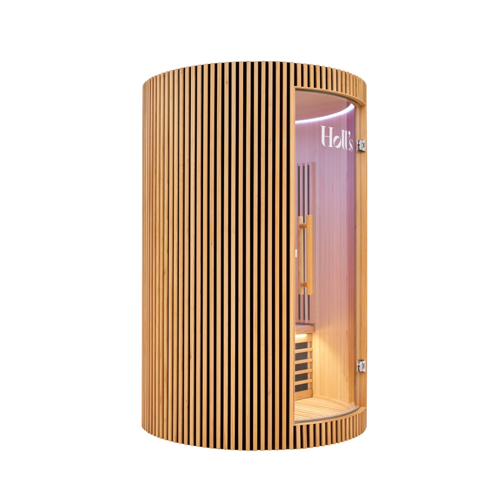 Sauna de infravermelhos MOON 2 lugares cor madeira