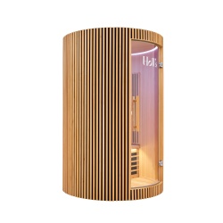 Sauna de infrarrojos MOON 2 plazas color madera