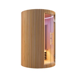 Sauna infrarouge MOON 2 places finition bois