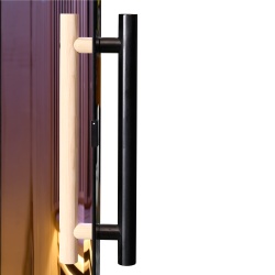 Sauna de infravermelhos MOON para 2 pessoas preto profundo