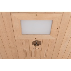 Sauna de infravermelhos MOON para 2 pessoas preto profundo