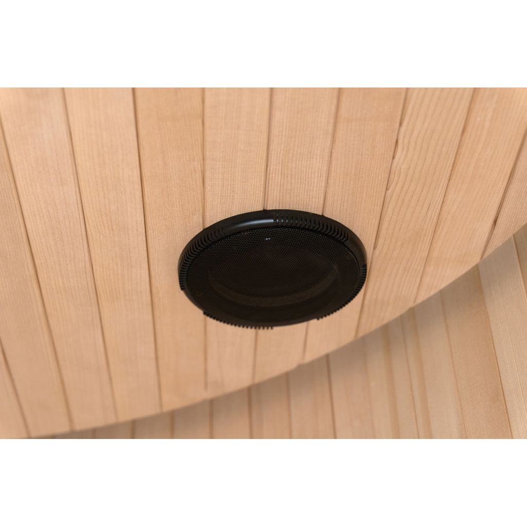 MOON 2-person infrared sauna in deep black