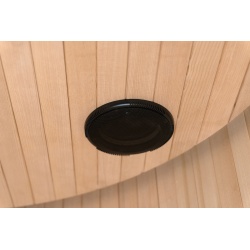 Sauna de infravermelhos MOON para 2 pessoas preto profundo