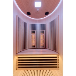 Sauna a infrarossi MOON 2 posti nero intenso