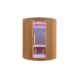 Sauna de infrarrojos MOON 4 plazas color madera