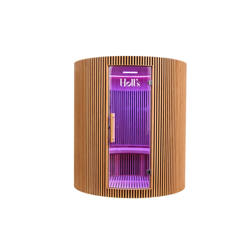 Sauna de infrarrojos MOON 4 plazas color madera
