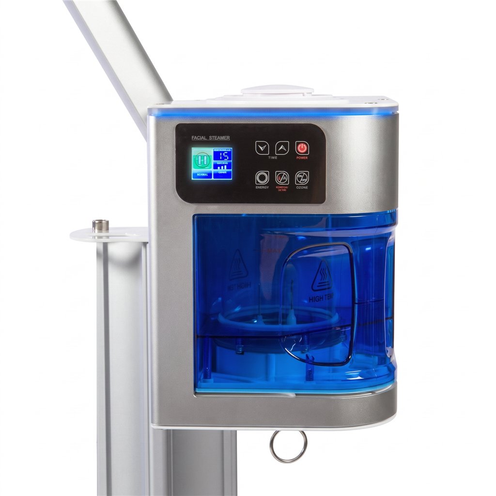 DDUUEETT Digital Facial Steamer with Ozone for Professional Facial Treatments