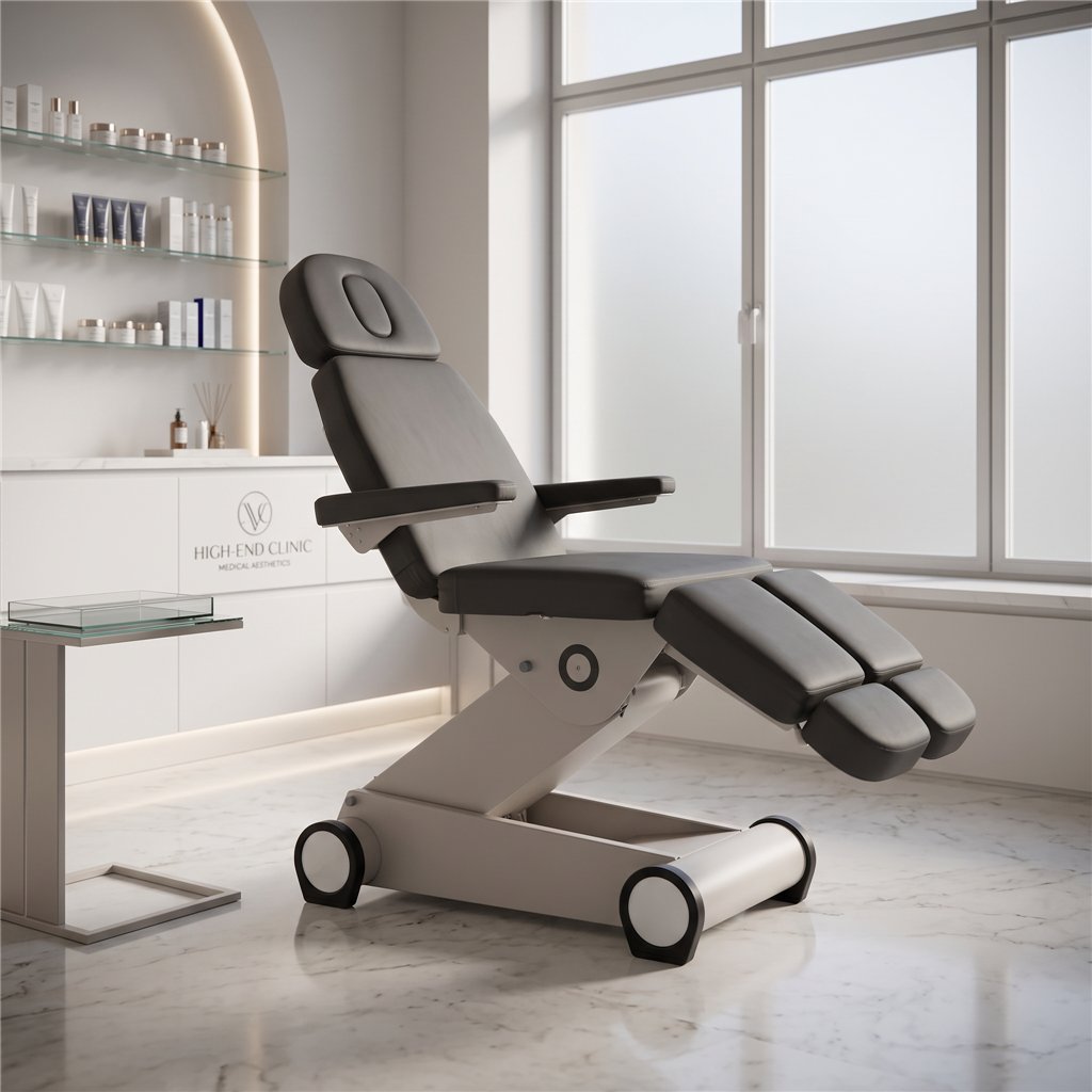 Sillón de Podología y Pedicura B'Light Grey Weelko con 3 motores y LED