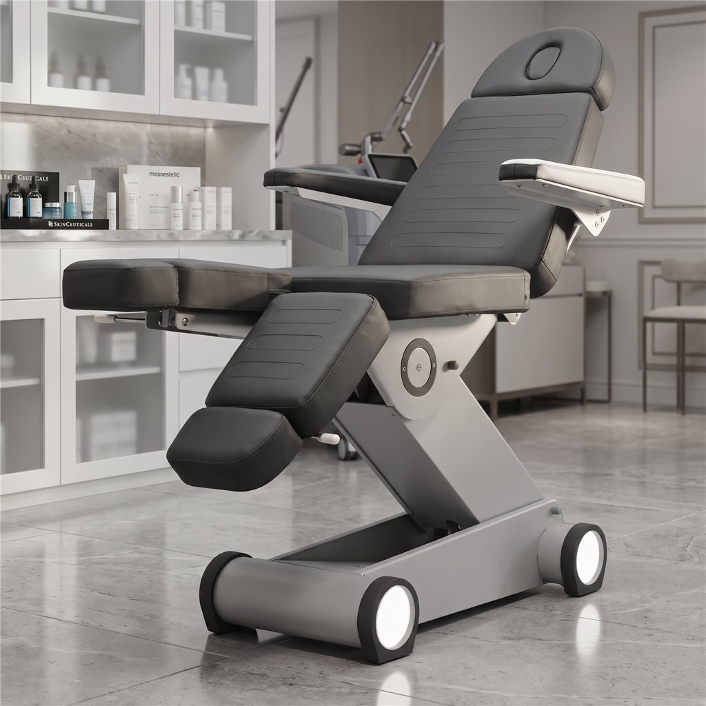 Sillón de Podología y Pedicura B'Light Grey Weelko con 3 motores y LED