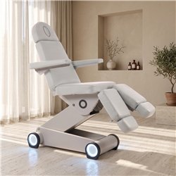 Sillón de Podología y Pedicura B'Light White Weelko con 3 motores y LED