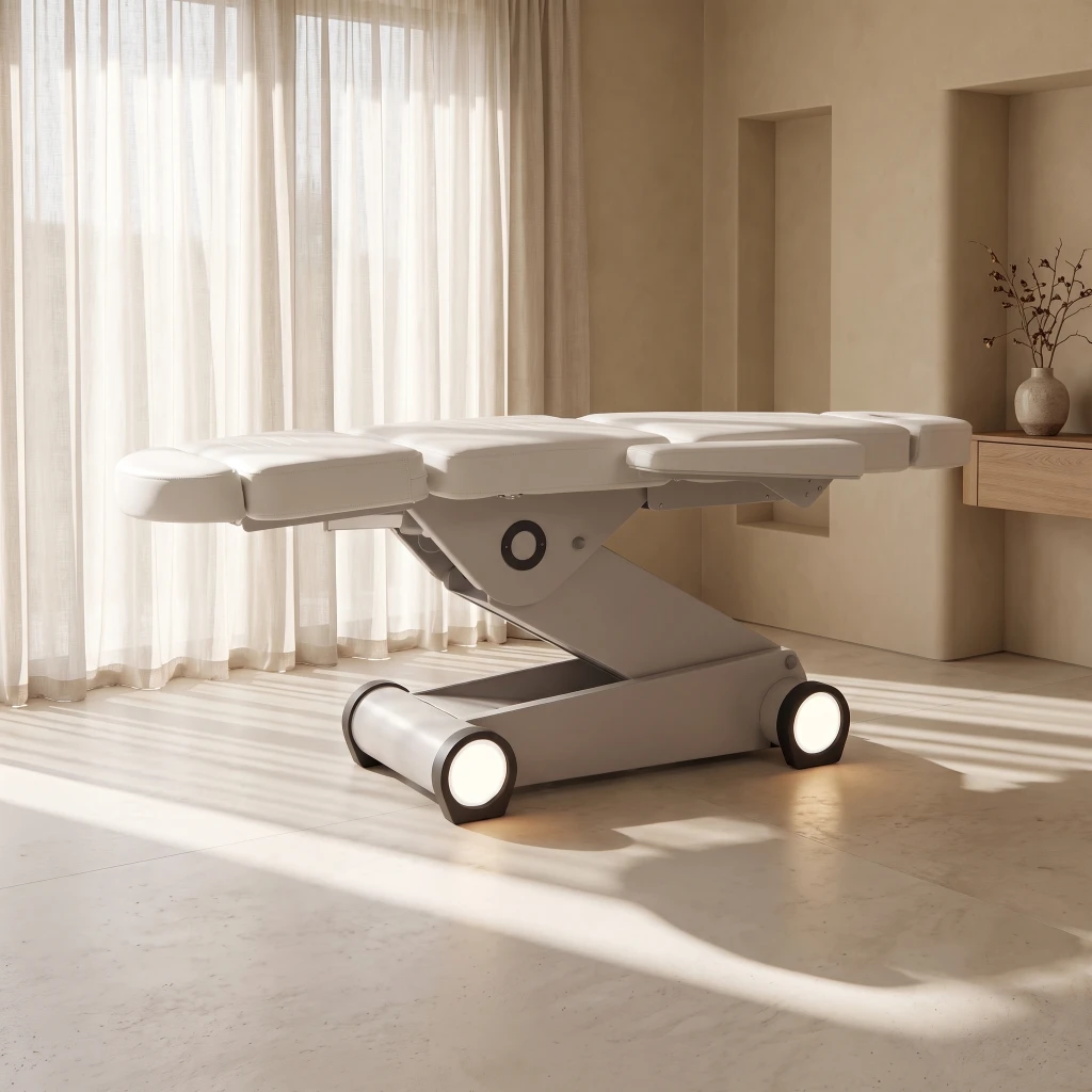 Camilla Estética Eléctrica B-Light White de Weelko: Confort y Diseño Moderno
