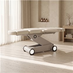 Camilla Estética Eléctrica B-Light Grey Weelko con Cuatro Motores y LED