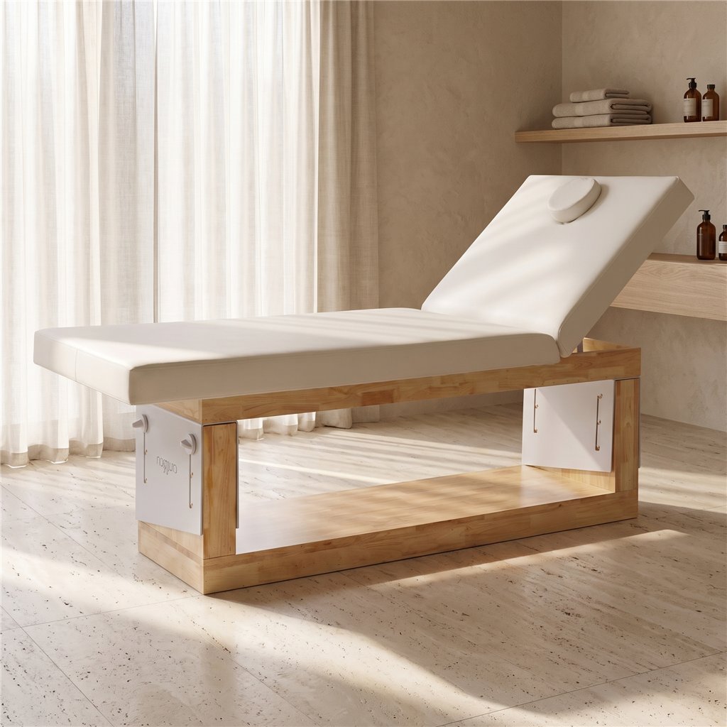 Weelko OCCI massage table with adjustable backrest