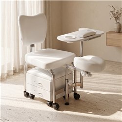 Silla de manicura y pedicura Tendy con almacenamiento - Weelko