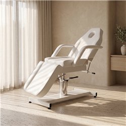 Camilla Hidráulica 3 Cuerpos Weelko PVC Blanca