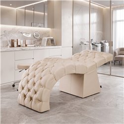 Lettino estetico Lashia beige ergonomico - NeoBeauty