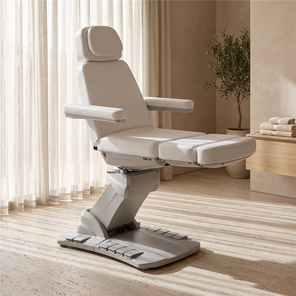 Cygnus White lettino elettrico 4 motori Mirplay