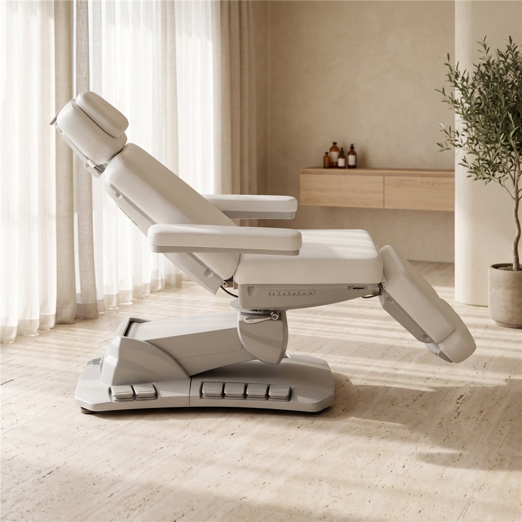 Cygnus White lettino elettrico 4 motori Mirplay