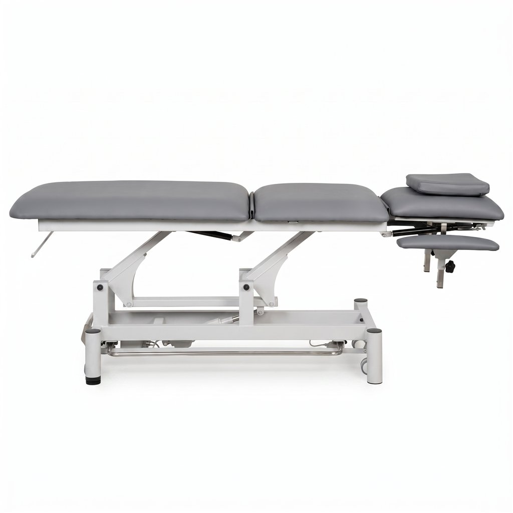 Table de physiothérapie ENERGY électrique 2 sections grise