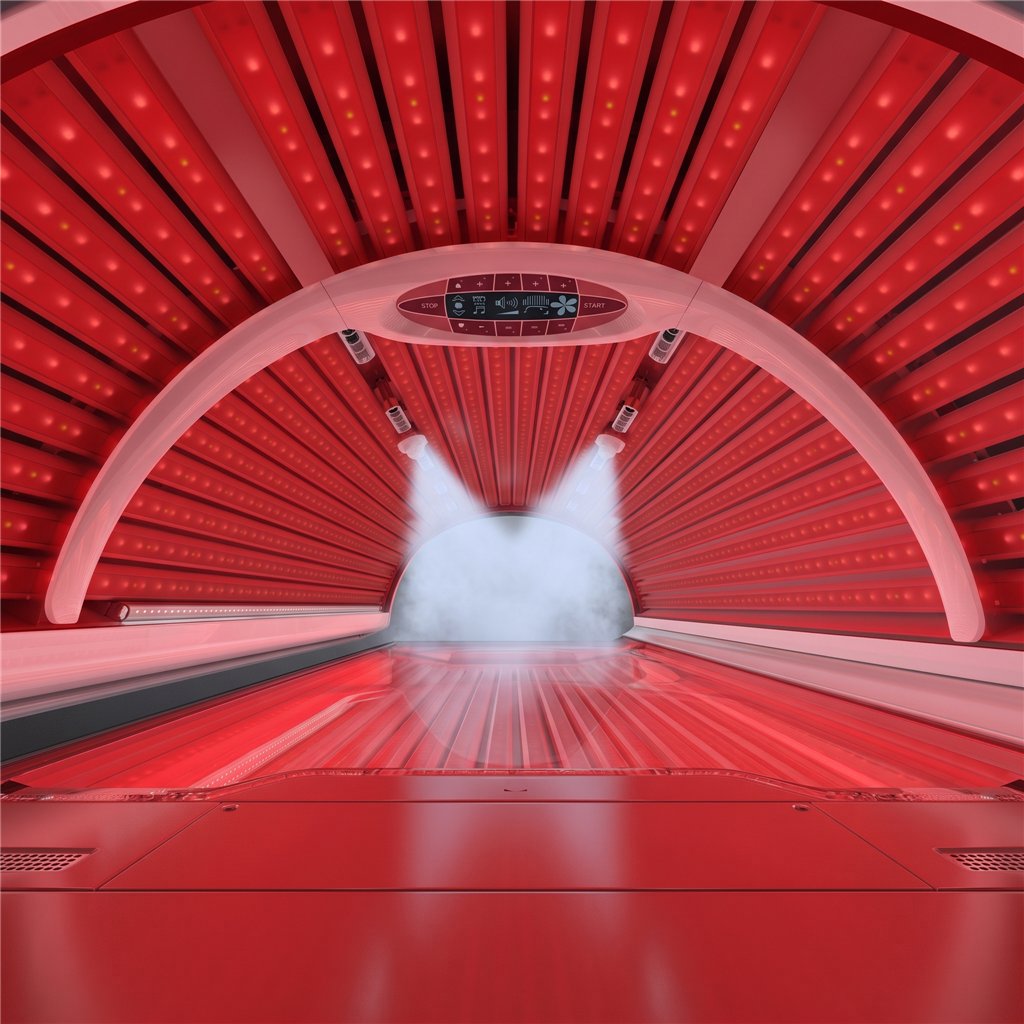megaSun A6R équipement professionnel LED lumière rouge et infrarouge sans UV