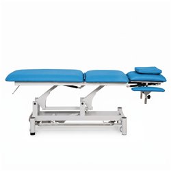 Table de kinésithérapie ENERGY bleue 2 sections avec réglage électrique
