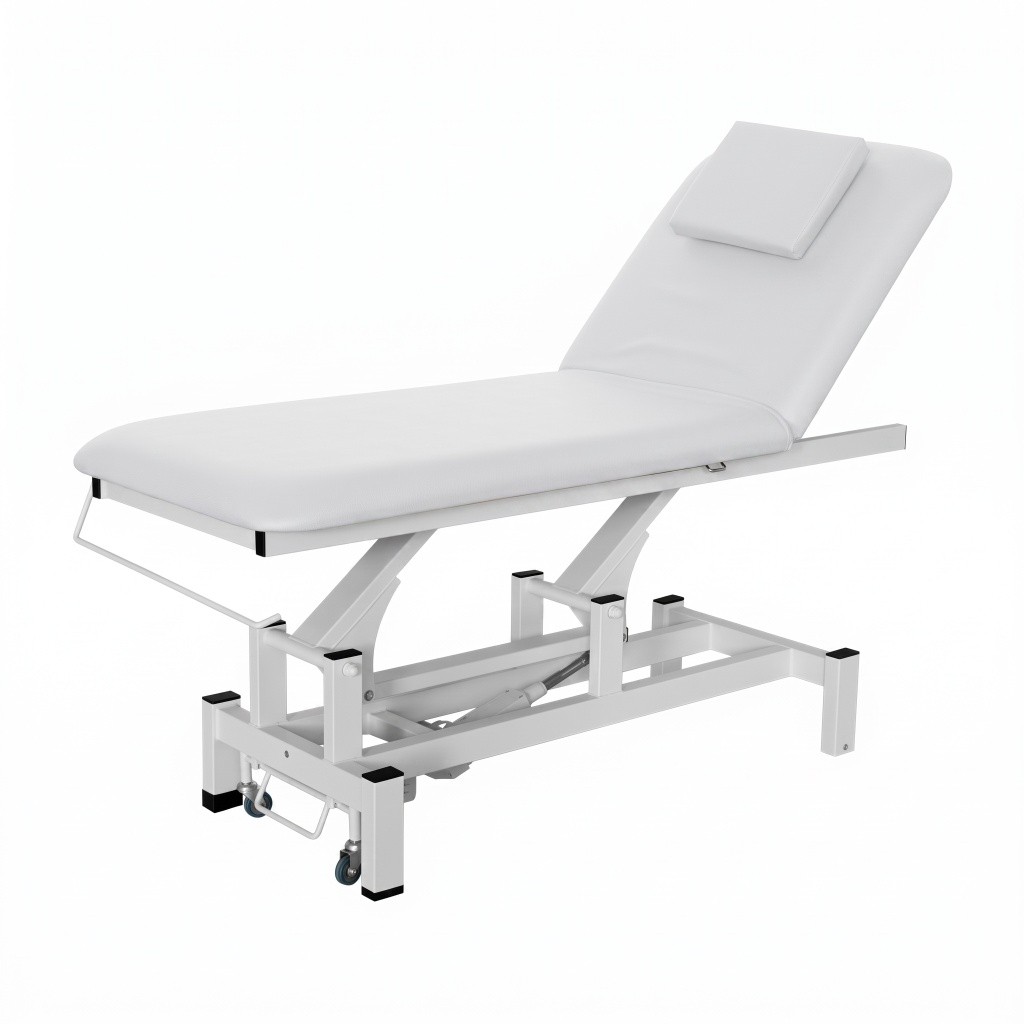 Vital white electric massage table