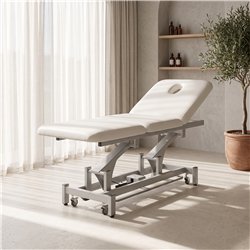 Camilla eléctrica de masaje Vital blanca