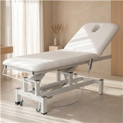 Camilla eléctrica de masaje Vital blanca