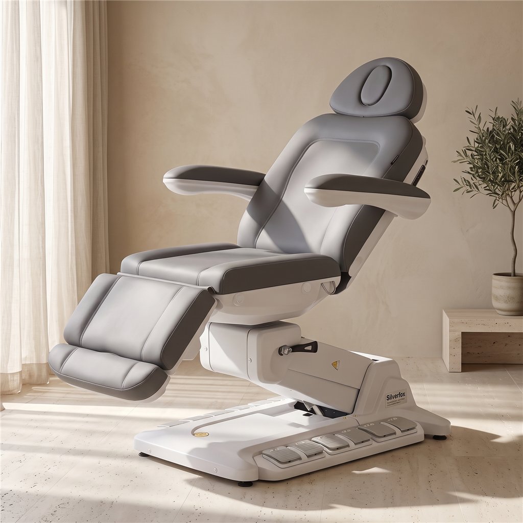 Fauteuil électrique d’esthétique Weelko SIMUS + gris avec 4 moteurs