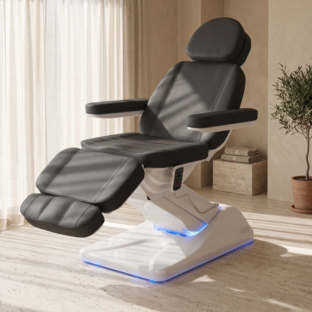 Lettino estetico elettrico Weelko Wapp Oasis con riscaldamento nero