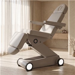 Camilla Estética Eléctrica B-Light Grey Weelko con Cuatro Motores y LED