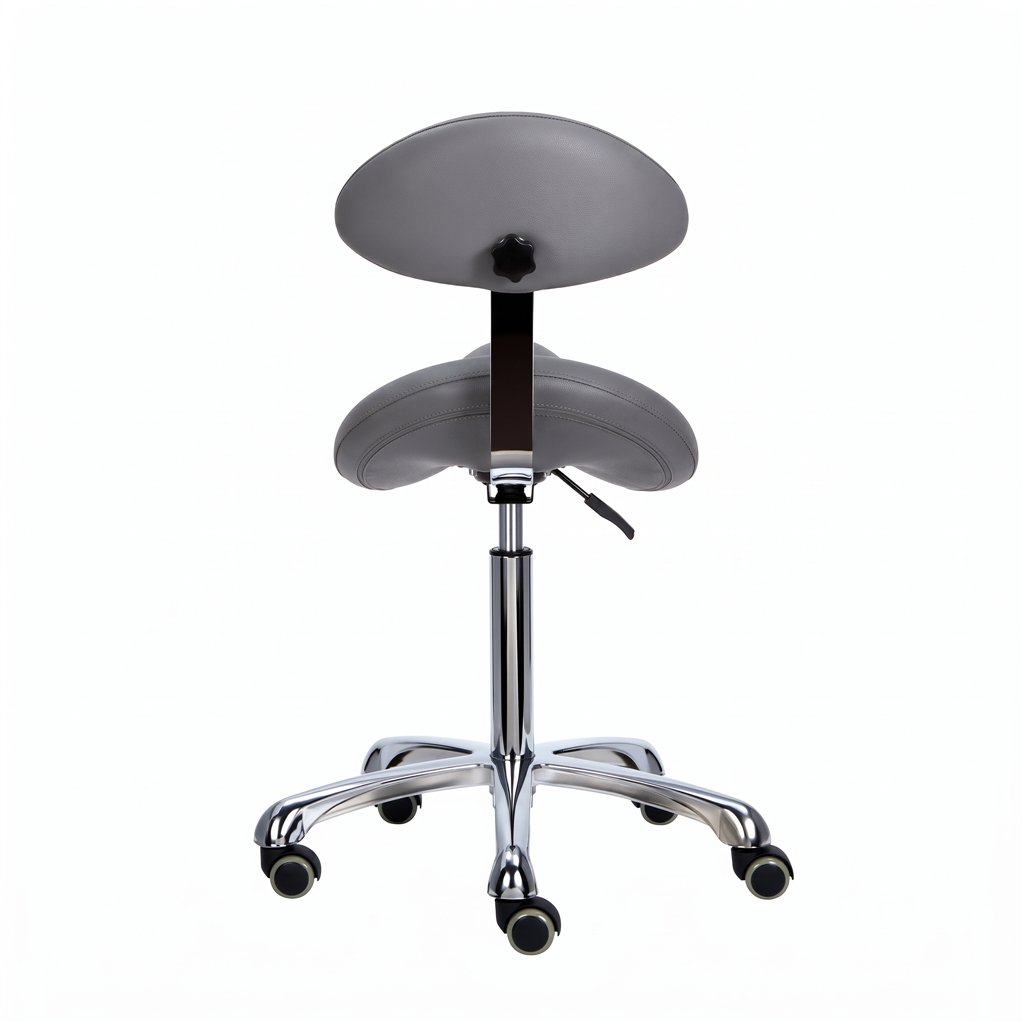 Mirplay ALPHA PLUS BLACK Beauty height-adjustable beauty stool
