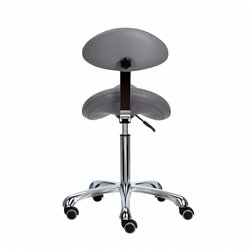 Mirplay ALPHA PLUS BLACK Beauty height-adjustable beauty stool