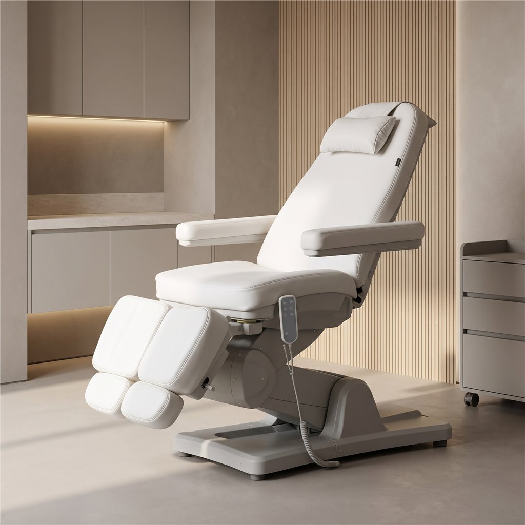 Sillón de podología CUBO + con 3 motores