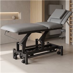 Camilla de fisioterapia ENERGY BLACK con base negra