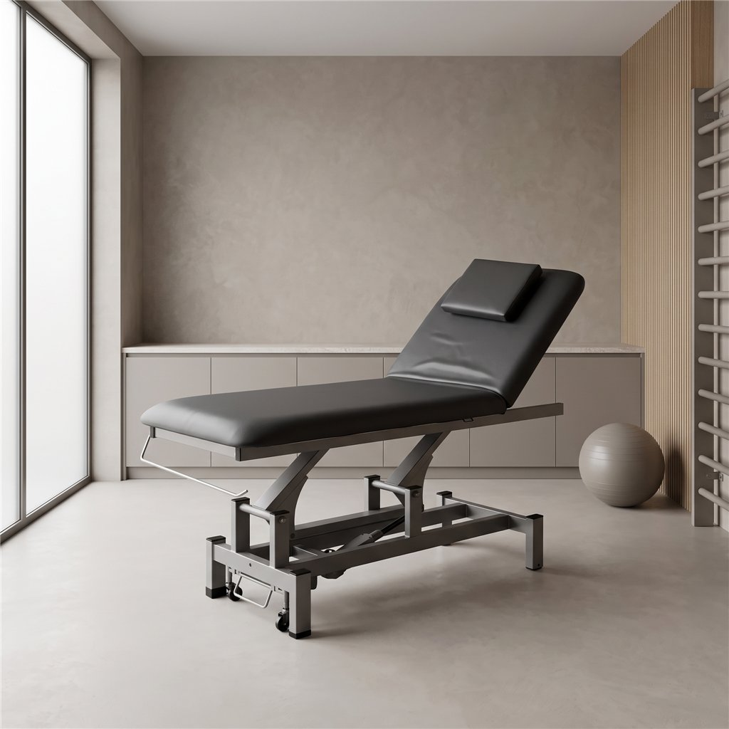 Camilla eléctrica de fisioterapia y masaje Weelko VITAL BLACK