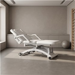 Elektrische Massageliege DDUUEETT COBAL mit Armlehnen White