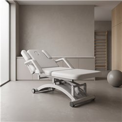 Elektrische Massageliege DDUUEETT COBAL mit Armlehnen White