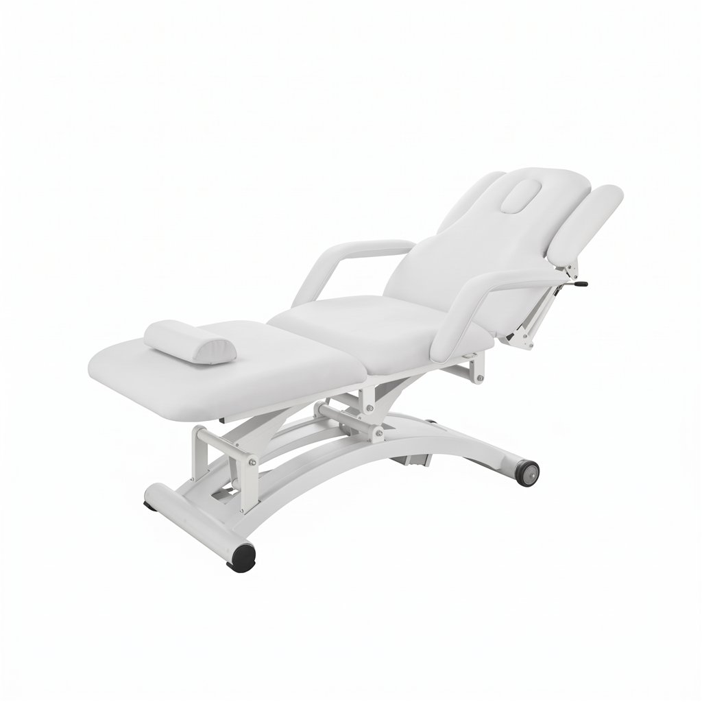 Elektrische Massageliege DDUUEETT COBAL mit Armlehnen White