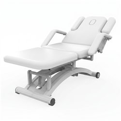 Elektrische Massageliege DDUUEETT COBAL mit Armlehnen White
