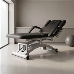 DDUUEETT COBAL electric massage table with armrests Black