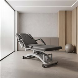DDUUEETT COBAL electric massage table with armrests Black