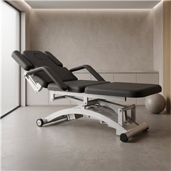 DDUUEETT COBAL electric massage table with armrests Black