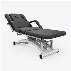 DDUUEETT COBAL electric massage table with armrests Black