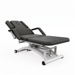 DDUUEETT COBAL electric massage table with armrests Black