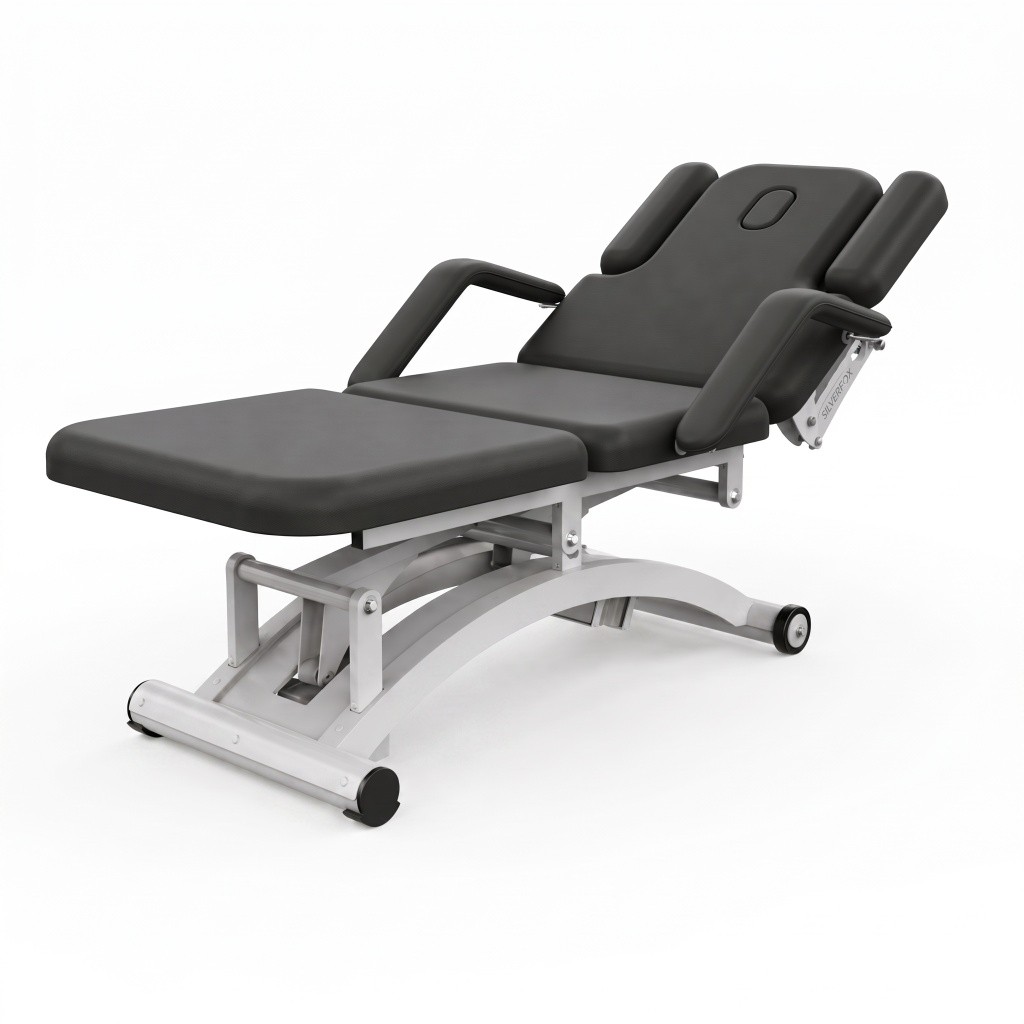 Elektrische Massageliege DDUUEETT COBAL mit Armlehnen Black