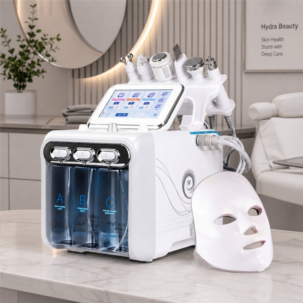 Hydro Combi 7 en 1 con máscara LED - I-medStetic