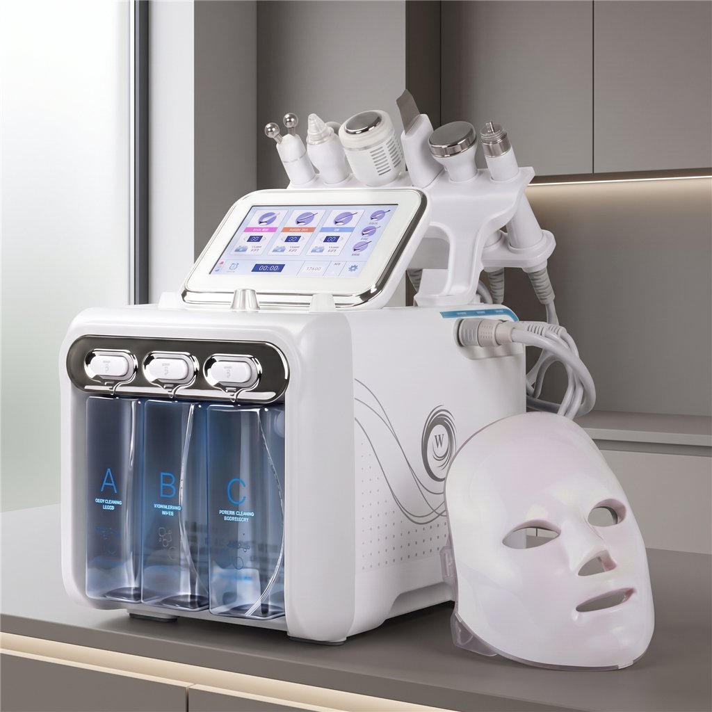 Hydro Combi 7 en 1 con máscara LED - I-medStetic